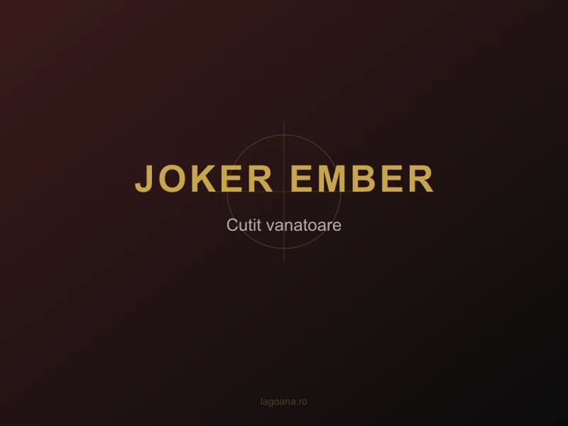 Cutit de vanatoare Joker Ember flat